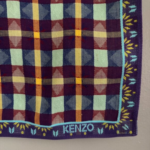 Vintage Kenzo Reversible Morning Star Scarf - Picture 1 of 6